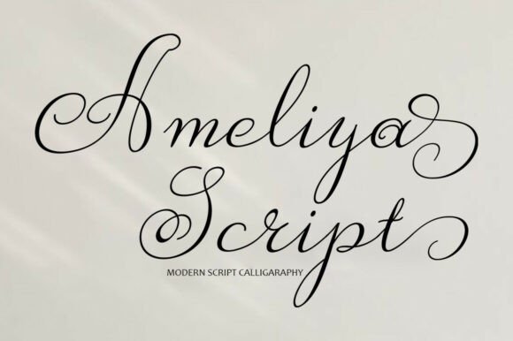 Ameliya Script: A Modern Script Font for Web Design and Digital Branding