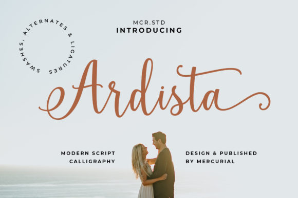 Ardista Script: A Graceful Typeface for Elegant Campaign Visuals