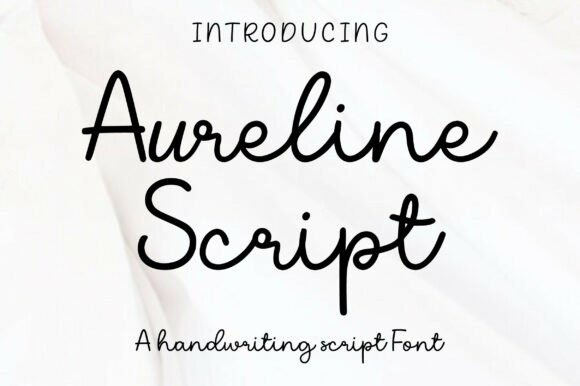 Aureline Script: Elevating Brand Identity with a Handwritten Touch
