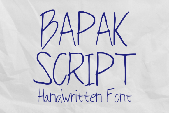 Bapak Script Font: Elevating Digital Marketing Visuals