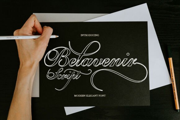 Belavenir Script Font: A Designer’s Branding Test