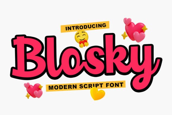 Blosky Script Font Review: A Vibrant Typeface for Modern Branding