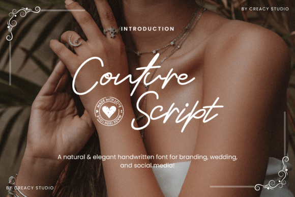 Couture Script Font Review for Web Design