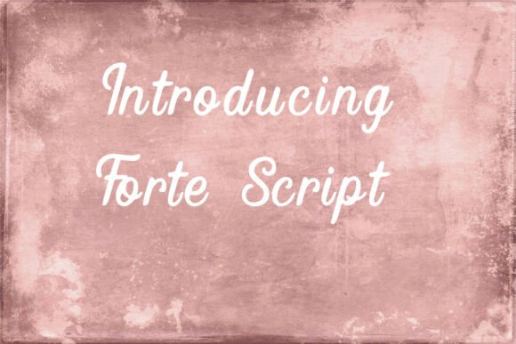 Forte Script Font: Elevating Campaign Visuals