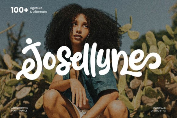 Josellyne Script Pro: A Bold Typeface for Editorial Design