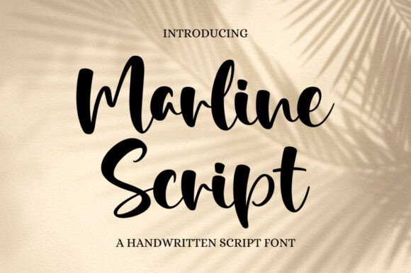 Marline Script Font: Elevating Digital Brand Layouts