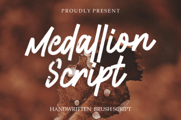Medallion Script Font for Editorial Design