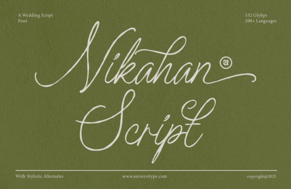 Nikahan Script: A Web Designer’s Review of This Elegant Display Font