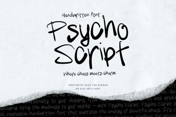Psycho Script Font: Injecting Personality into Modern Web Design