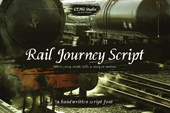 Rail Journey Script Font Review for Web Design