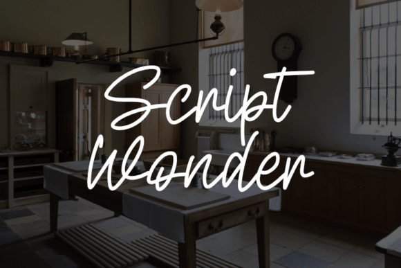 Script Wonder Font: Elevating Editorial Design
