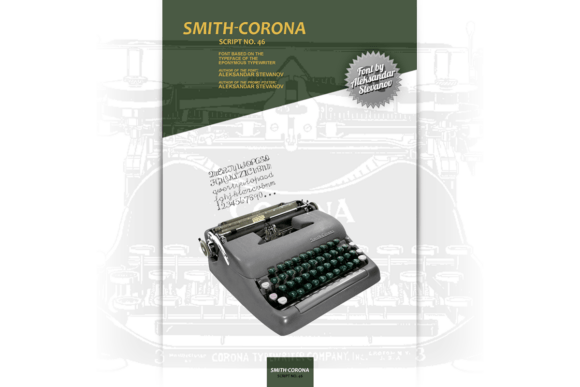 Smith-Corona Script No. 46 Font for Authentic Branding