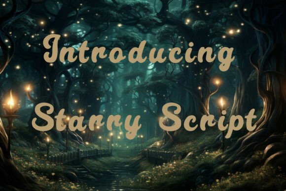 Starry Script Font: An Editorial Design Review