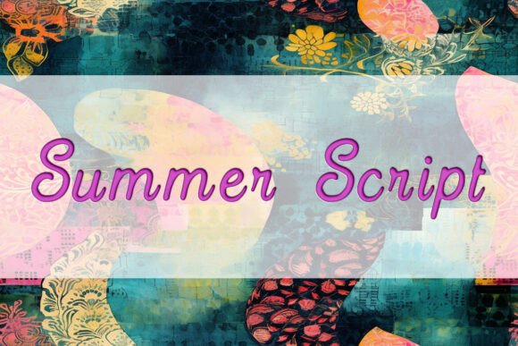 Summer Script Font: Elevating Seasonal Campaign Visuals
