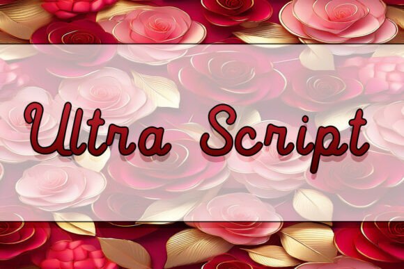 Ultra Script Font: Elegant Typography for Handmade Products