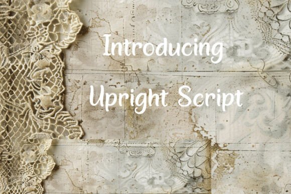 Upright Script Font for Handmade Products